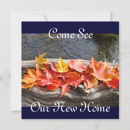 Kom naar ons nieuwe thuisuitnodiging Open House Kaart (Voorkant)