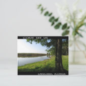 Kom naar ons toe, Lakeland FL Briefkaart (Staand voorkant)