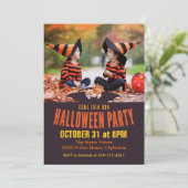 Kom naar onze Halloween-feestfoto Kaart (Staand voorkant)