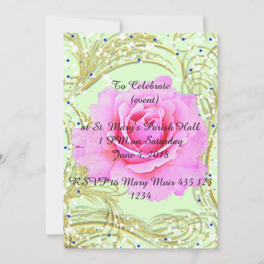 KOM NAAR ONZE PARTIJINVITATIEARA KAART (Achterkant)