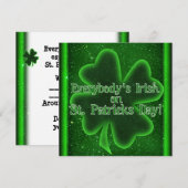 Kom naar onze St Patrick's Day, kom samen! Kaart (Voorkant / Achterkant)