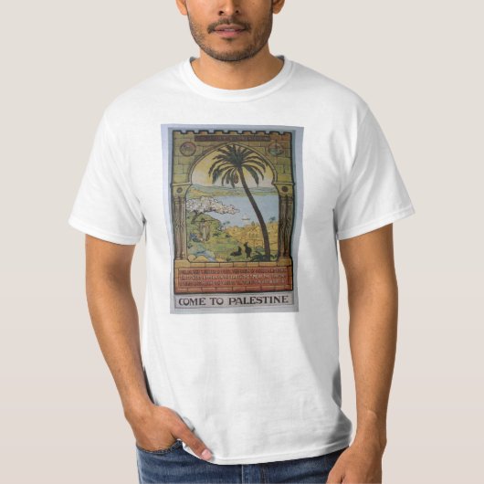 kom naar palestina t-shirt (Voorkant)