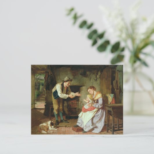 Kom naar papa briefkaart (Staand voorkant)