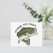 Kom naar Papa Briefkaart (Staand voorkant)