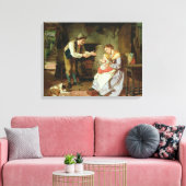 Kom naar papa canvas afdruk (Insitu (Woonkamer))