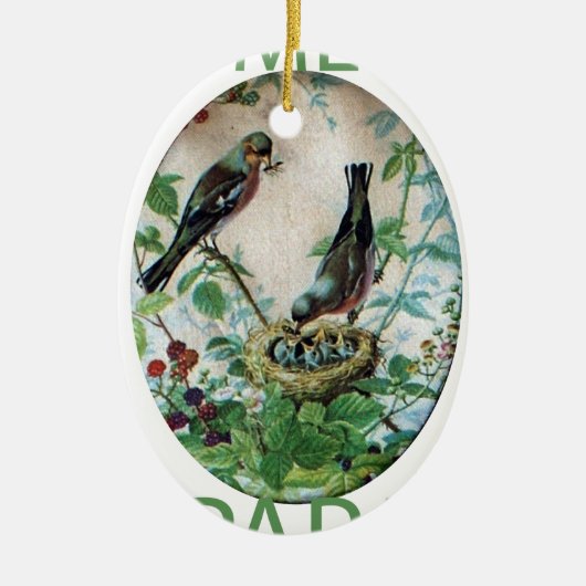 Kom naar Papa Keramisch Ornament (Voorkant)