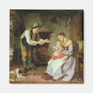 Kom naar papa magneet