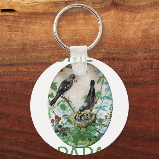 Kom naar Papa Sleutelhanger (Voorkant)