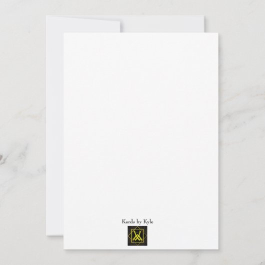 Kom naar Parijs Uitnodiging (Achterkant)