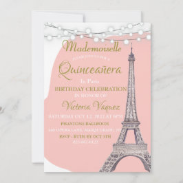 Kom naar Parijs Uitnodiging