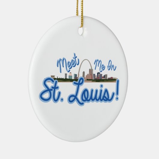 Kom naar St. Louis. Keramisch Ornament (Rechts)