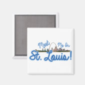 Kom naar St. Louis. Magneet (Voorkant / Achterkant)
