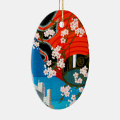 Kom naar Tokio Keramisch Ornament (Rechts)