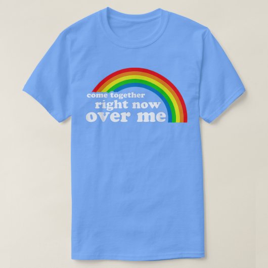 Kom nu samen over me regenboog 638 t-shirt (Design voorkant)