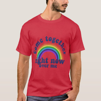 Kom nu samen over mij Regenboog LGBT Pride M T-shirt