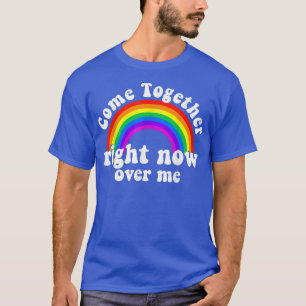 Kom nu samen over mij regenboog t-shirt