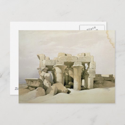 Kom Ombo Briefkaart (Voorkant / Achterkant)