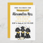 Kom onze afgestudeerde standaard Poodles vieren Aankondiging (Voorkant / Achterkant)