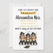 Kom onze Afstuderen Basset Hound Dogs vieren Kaart (Voorkant)