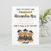 Kom onze Afstuderen Goldendoodle-honden vieren Kaart (Staand voorkant)