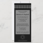 Kom op! Aankondiging Afstuderen heupen (grijs) (Achterkant)