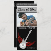 Kom op! Aankondiging Afstuderen heupen (grijs) (Voorkant / Achterkant)