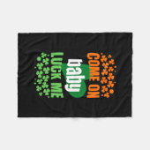 Kom op, Baby. Fleece Deken (Voorkant (Horizontaal))