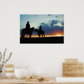 Kom op bij zonsondergang poster (Keuken)