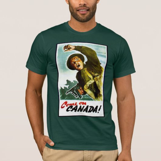 Kom op Canada! T-shirt (Voorkant)