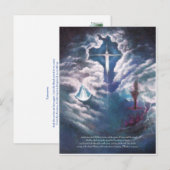 Kom op de hemelwolken, met gedicht op de rug aankondigingskaart (Voorkant / Achterkant)