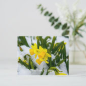 Kom op de lentetop denken aan je Briefkaart (Staand voorkant)