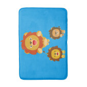 Kom op! Drie Cute Cartoon Lions Badmat (Voorkant Verticaal)
