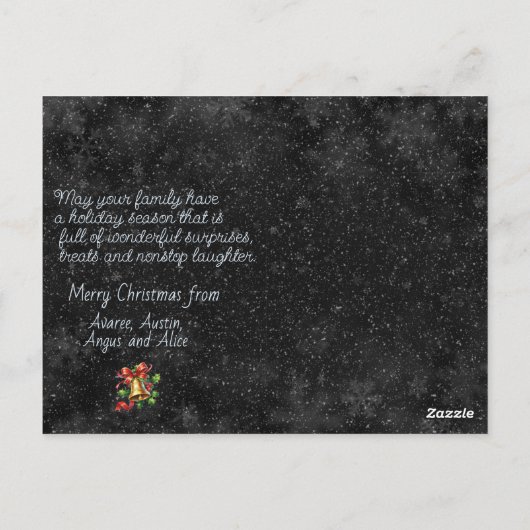 Kom op, het is niet zo'n slecht bang bij briefkaart (Achterkant)