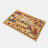 Kom op, hier is een paddenstoel. deurmat (Schuin)