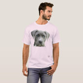 Kom op hond, het is blauw en grijs t-shirt (Voorkant volledig)