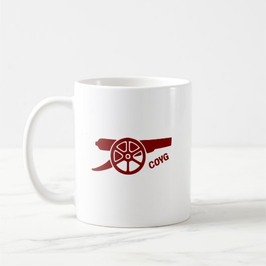 Kom op jullie Gunners COYG Koffiemok (Links)