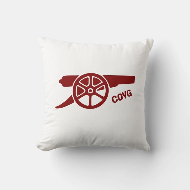Kom op jullie Gunners COYG Kussen (Voorkant)