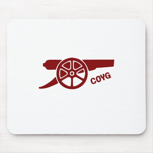 Kom op jullie Gunners COYG Muismat (Voorkant)