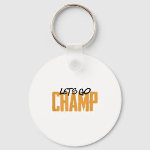 Kom op kampioen' Boksmotivatie Sleutelhanger