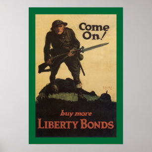 Kom op! - koop meer vrijheidsobligaties poster