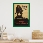 Kom op! - koop meer vrijheidsobligaties poster (Keuken)