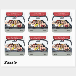 Kom op, loser! We gaan naar de Boekclub Sticker