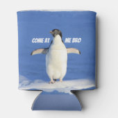 Kom op me Bro Meme Penguin Blikjeskoeler (Achterkant)