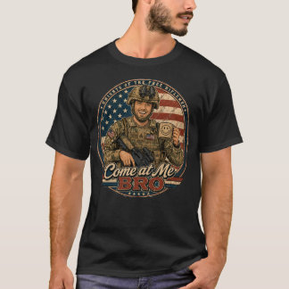 Kom op me Bro Veteraan/Militair T-shirt