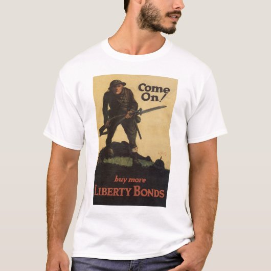 Kom op! - Meer gratis obligaties kopen T-shirt (Voorkant)