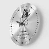 Kom op met Asteroid Retirement Clock Grote Klok (Hoek)
