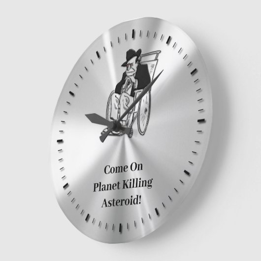 Kom op met Asteroid Retirement Clock Grote Klok (Hoek)