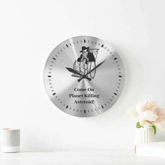 Kom op met Asteroid Retirement Clock Grote Klok (Huis)