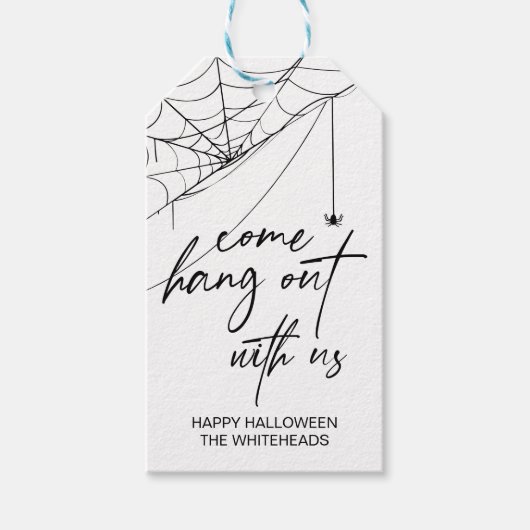 Kom op met ons Halloween party Cadeaulabel (Voorkant)