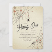 Kom op met ons Halloween party Kaart (Voorkant)